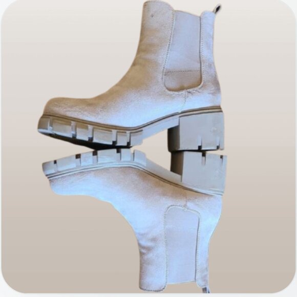 Lugg sole Chelsea platform books Women's Tessa Steve Madden Tan 9.5 - Picture 1 of 8